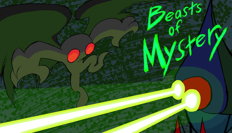 Steam store capsule art for the game I am lead of development on, Beasts of Mystery. Character designs by me.